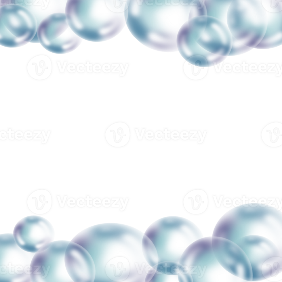 Bubble foam in the colorful minimal png