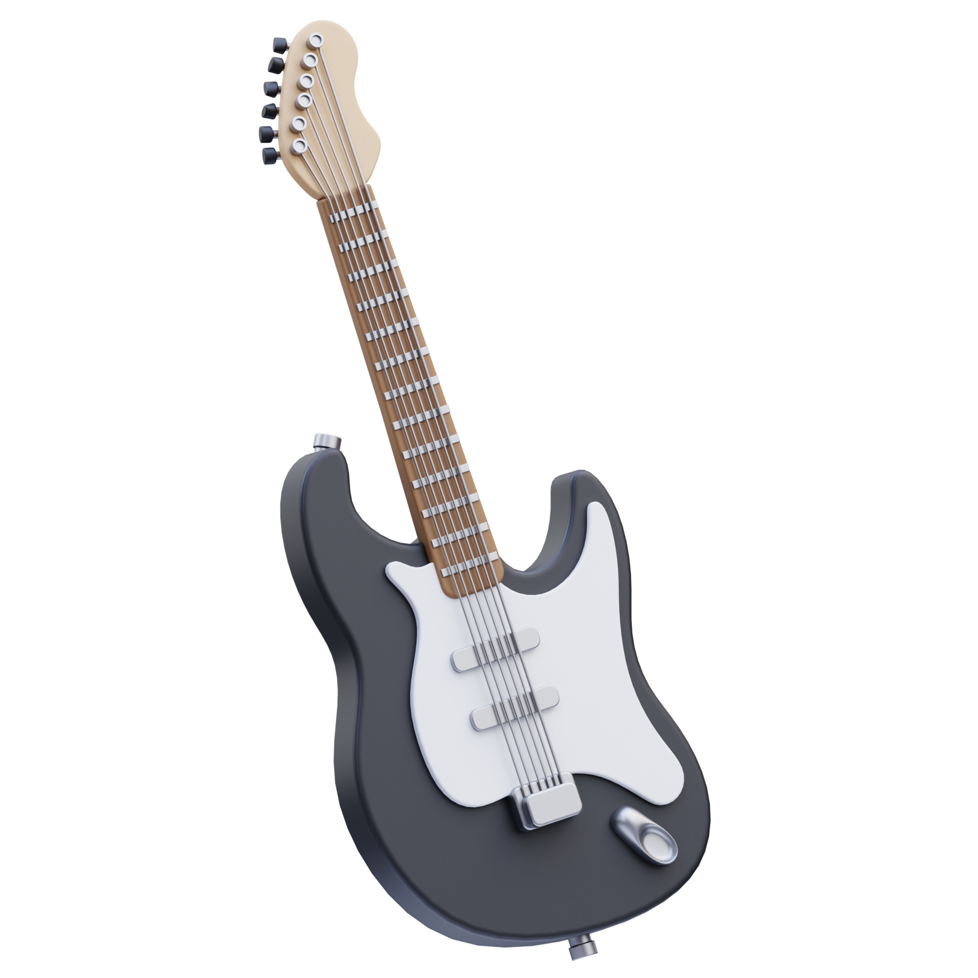 Electrical Guitar Music Tools 3D illustration 25211795 PNG