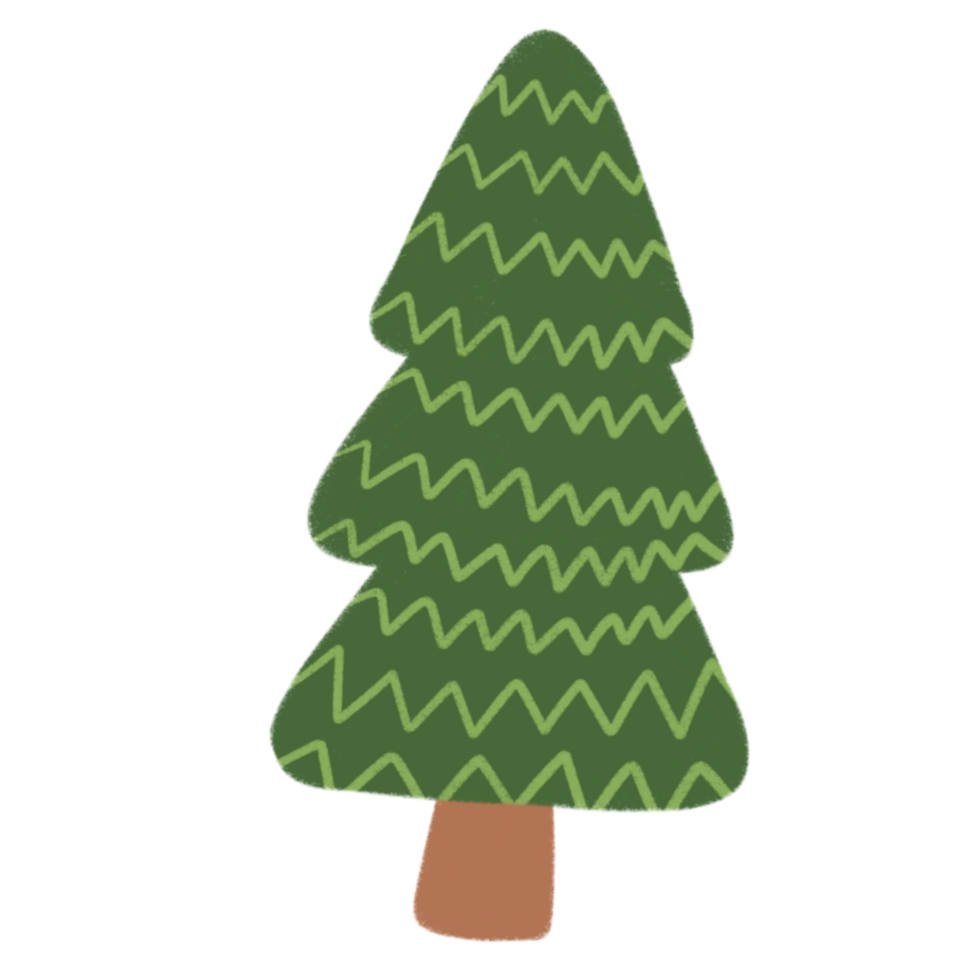 cute tree illustration png