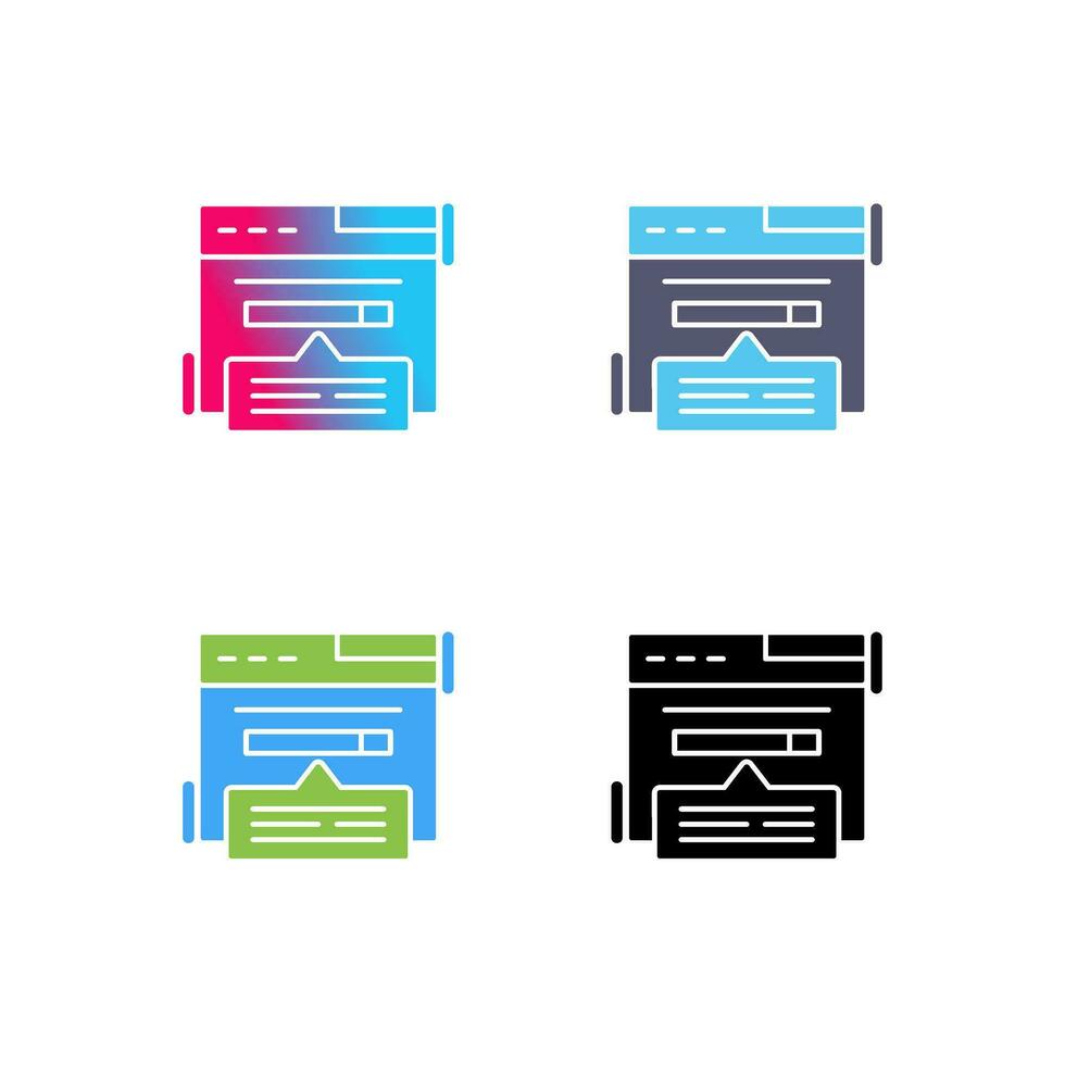 Keyword Search Vector Icon