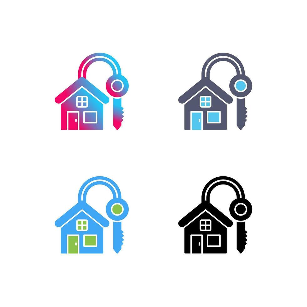 House Key Vector Icon