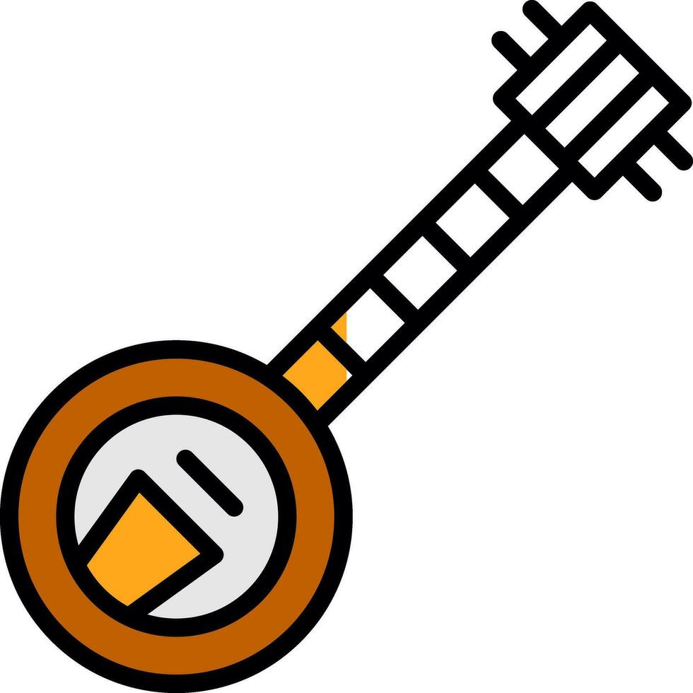 Banjo Vector Icon Design