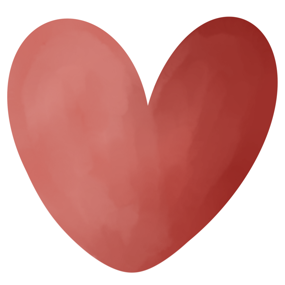 Love in rea heart cute. png