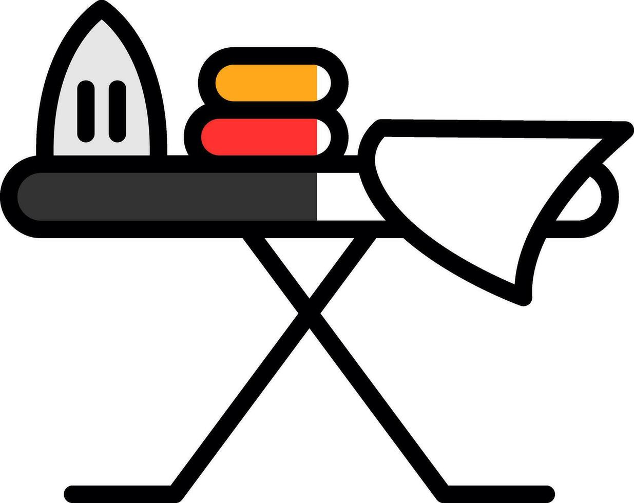 Iron board Vector Icon Design