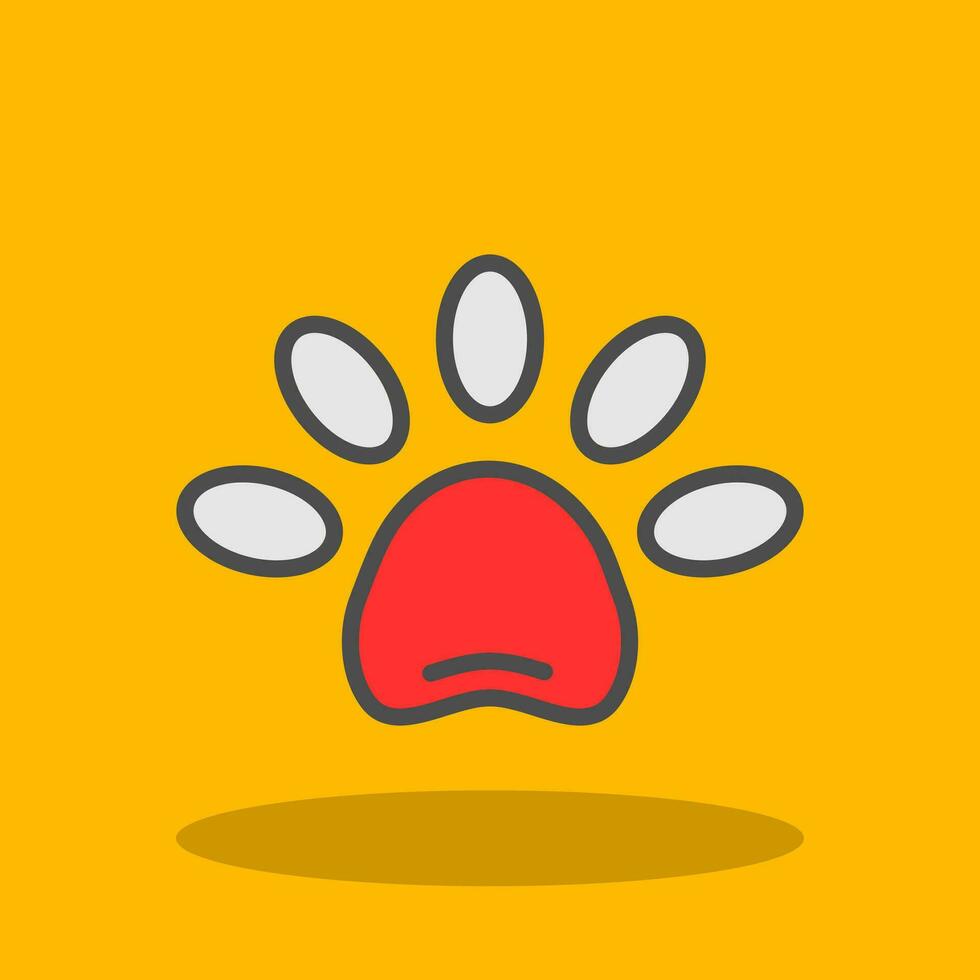 Paw Vector Icon Design
