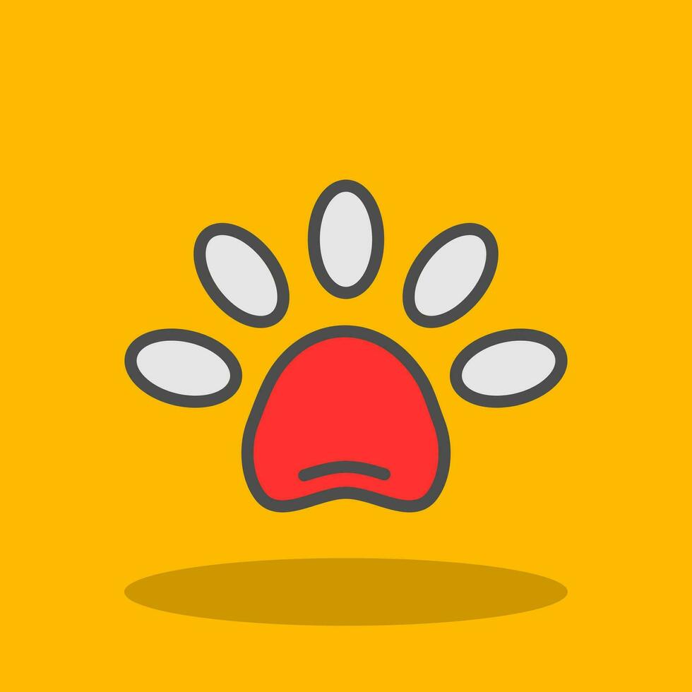 Paw Vector Icon Design