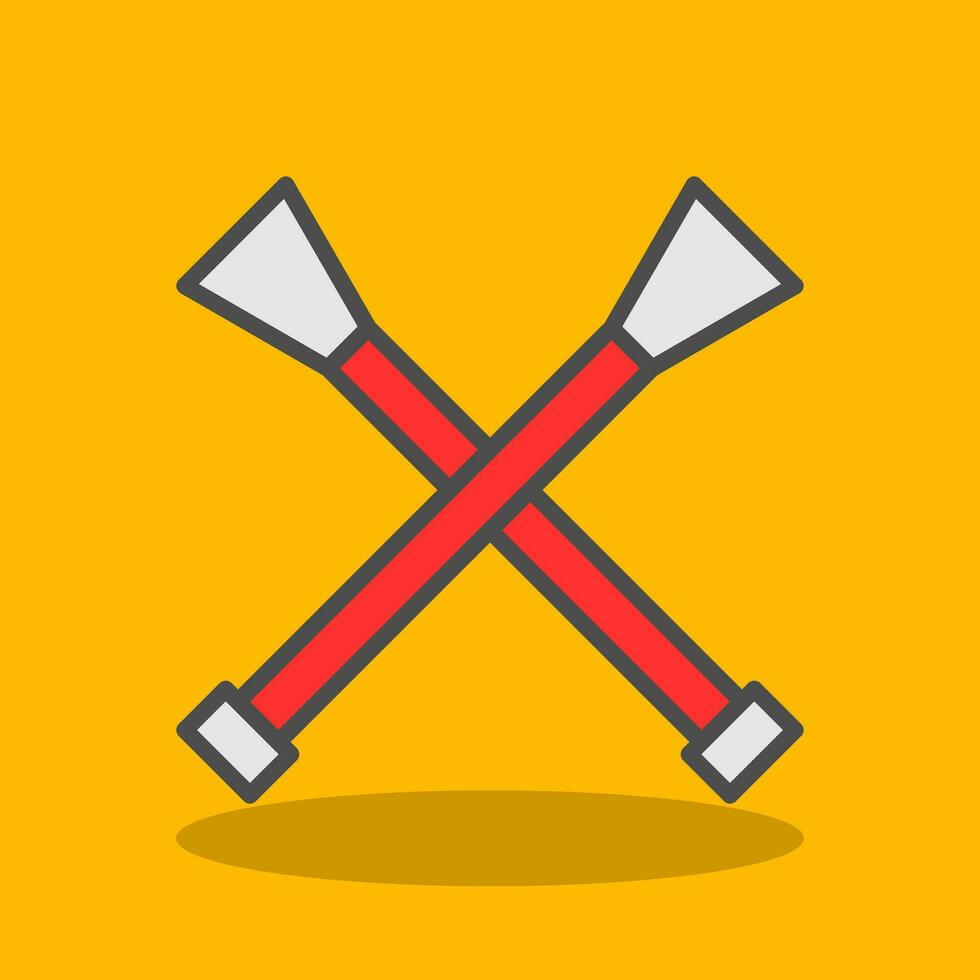 Paddle Vector Icon Design