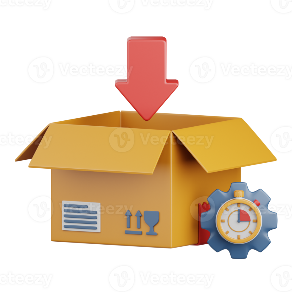 3d rendering packaging isolated useful for ecommerce, business, retail, store, online, delivery and marketplace design element png