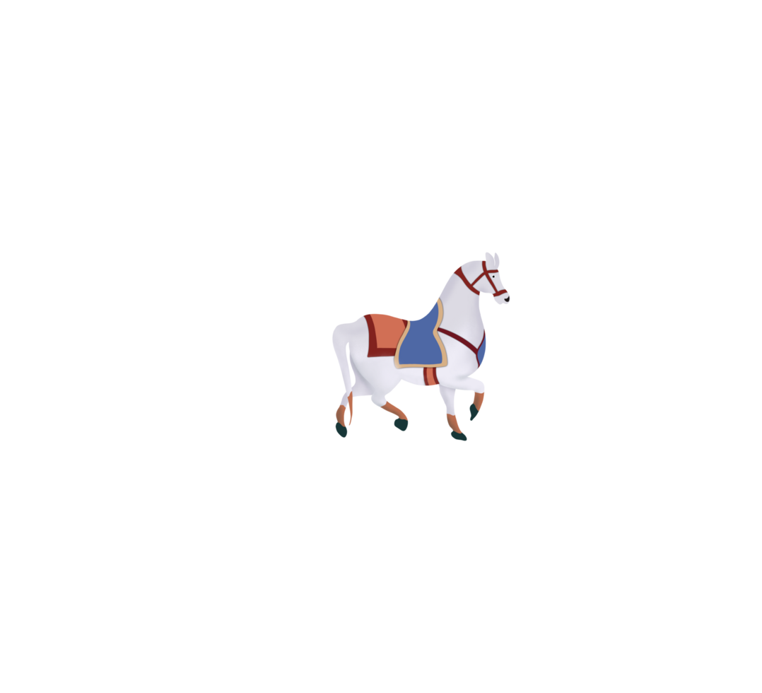paard met zadel en teugel, wit paard is galopperen, in beweging paarden, oorlog paard, wit licht paard rennen png