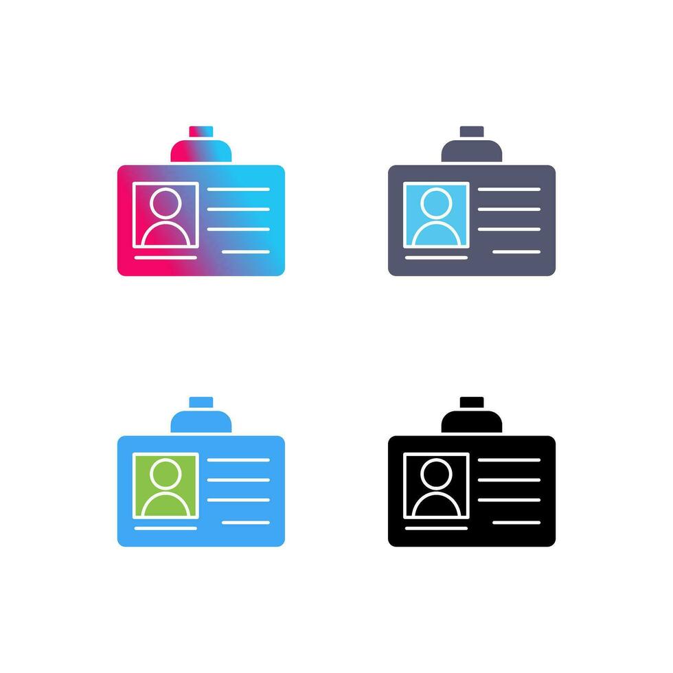 Id Card Vector Icon