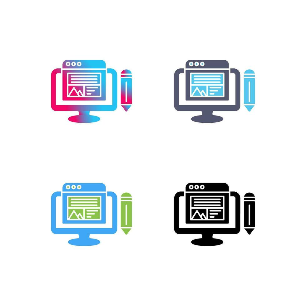 icono de vector de diseño web