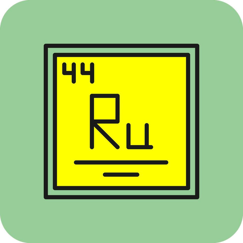 Ruthenium Vector Icon Design