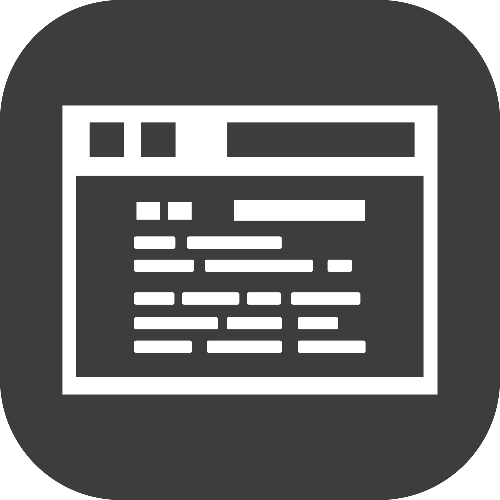 Programming icon in black square. 25213097 PNG