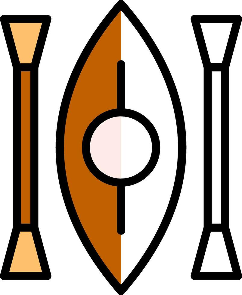 Kayak Vector Icon Design