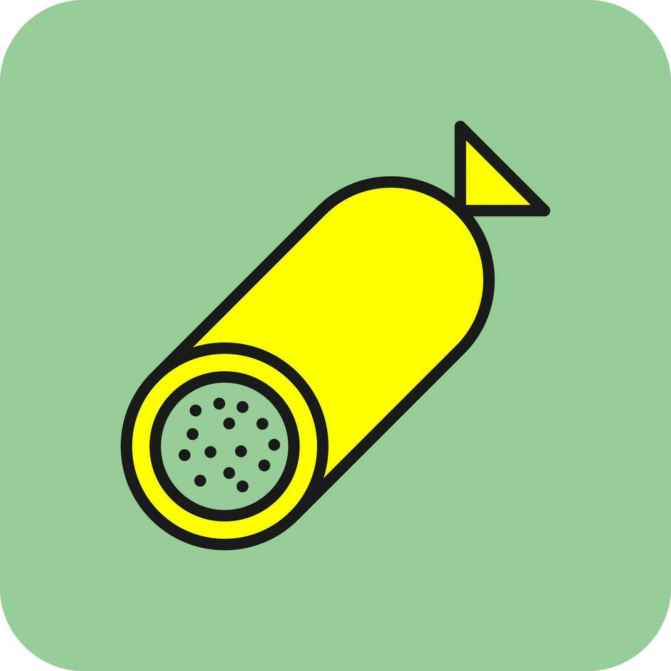 Salami Vector Icon Design