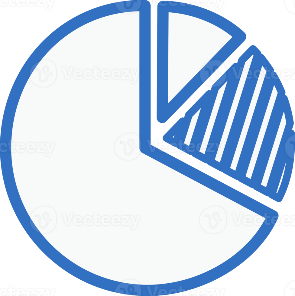 Diagram circle icon line design, monoline icons. png