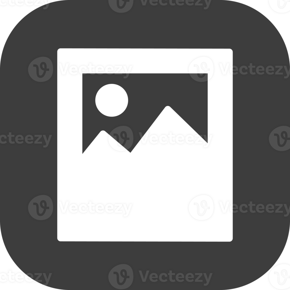 Image icon in black square. png