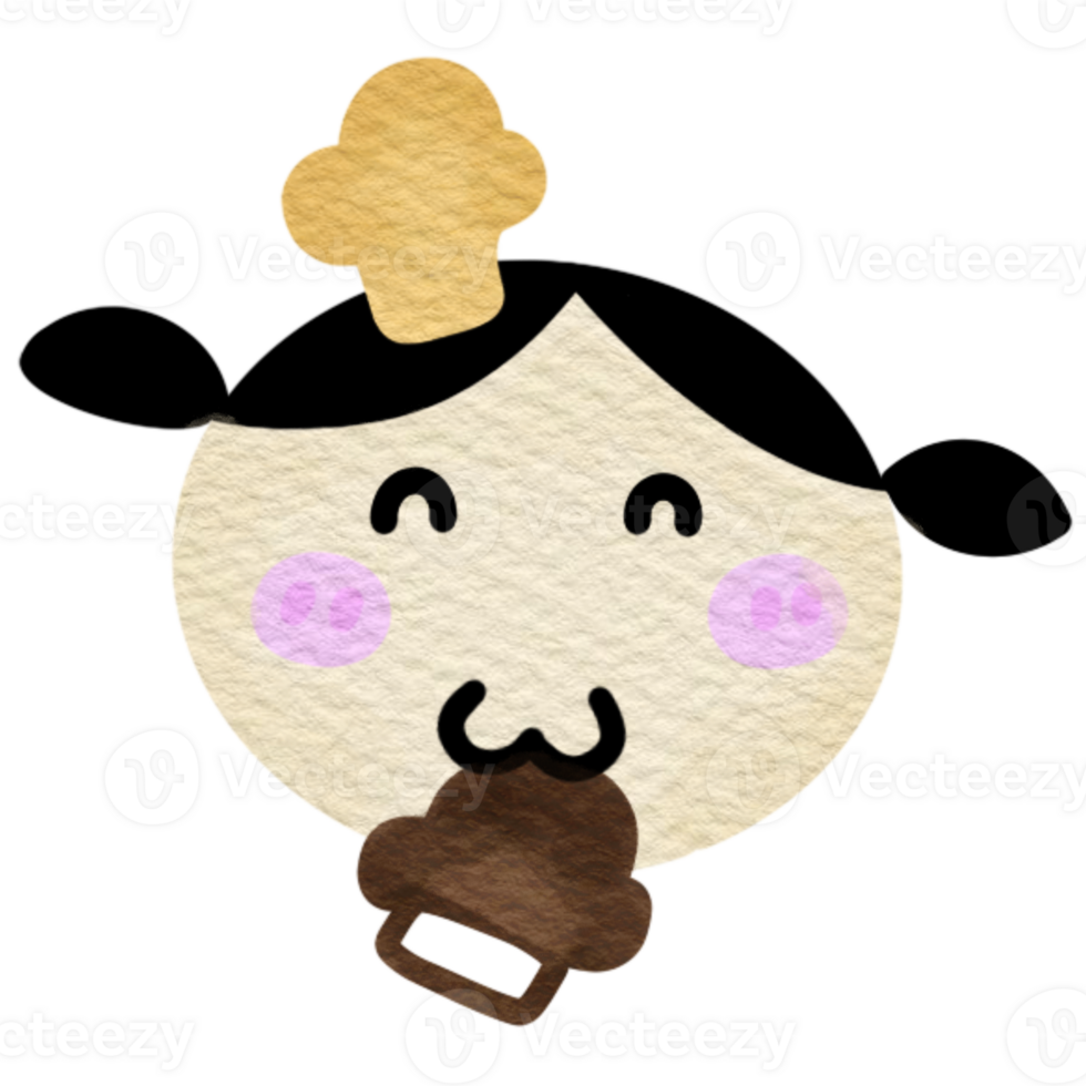 Happy eating chocolate png
