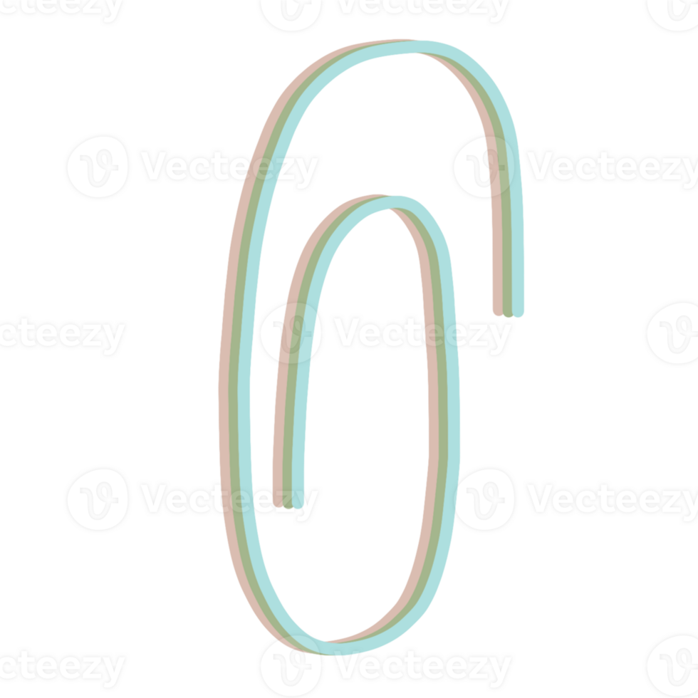 Line art doodle curve png