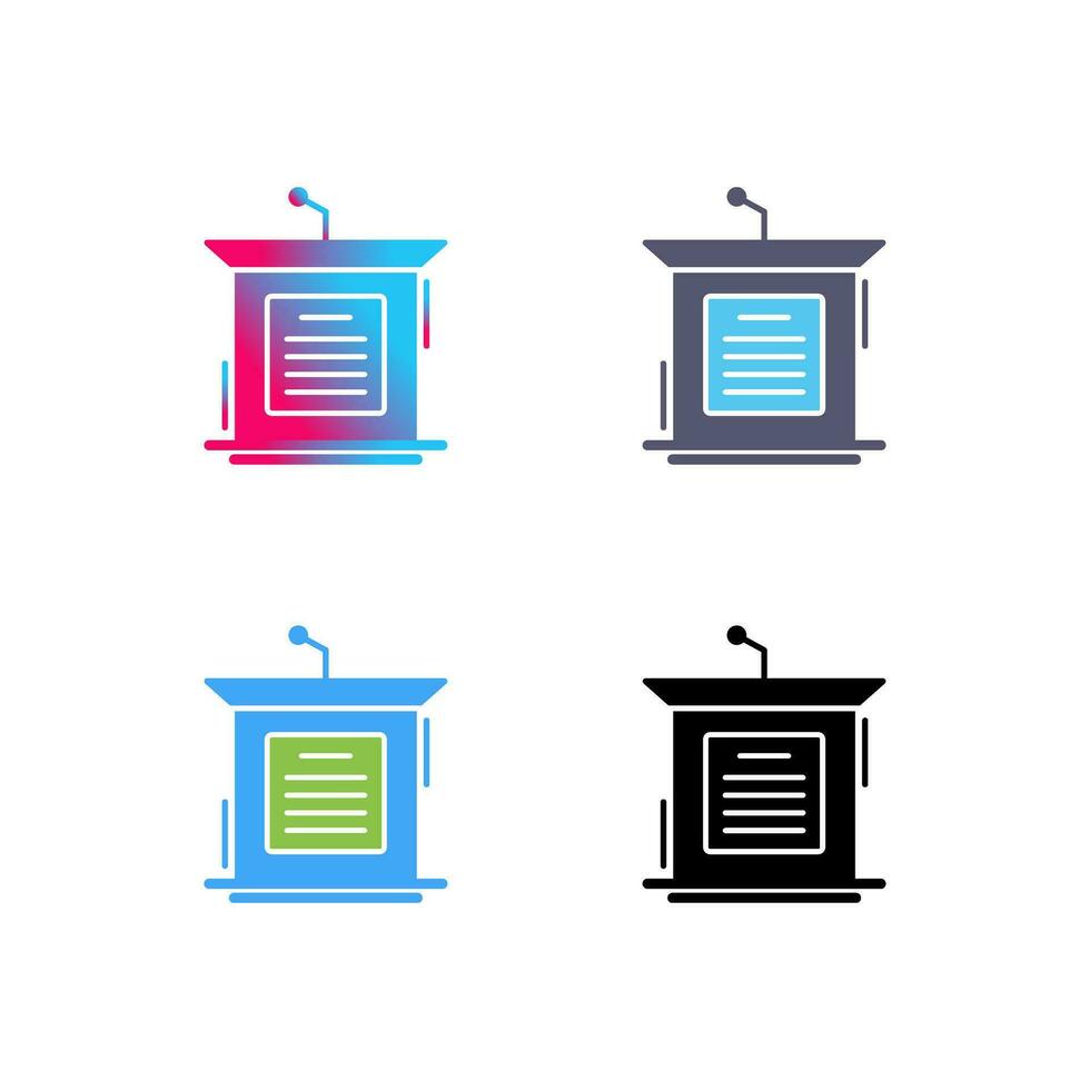 Podium Vector Icon
