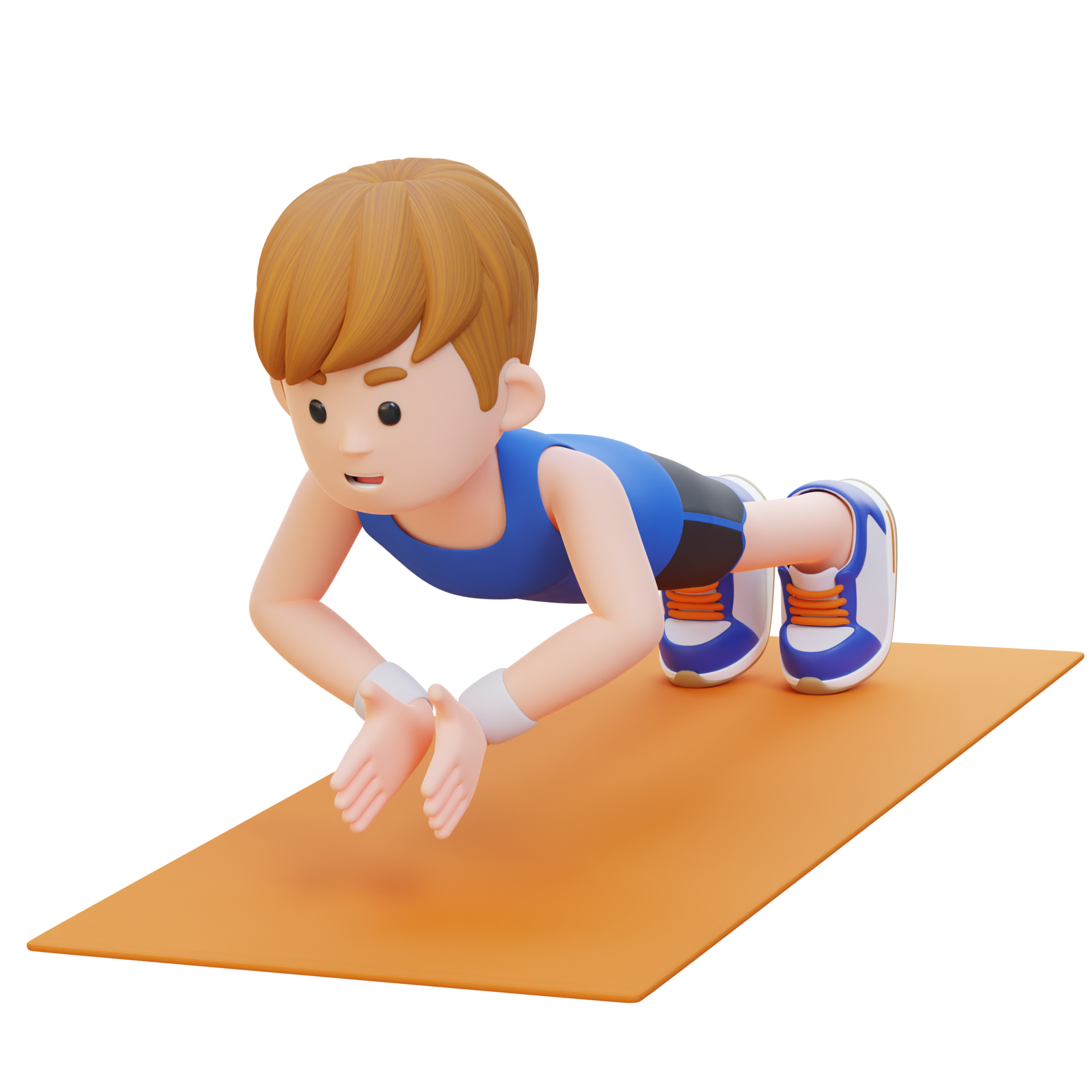 3D Sporty Male Character Performing Clap Push Up Exercise At Home Gym 3d-sporty-male-character-performing-clap-push-up-exercise-at-home-gym
