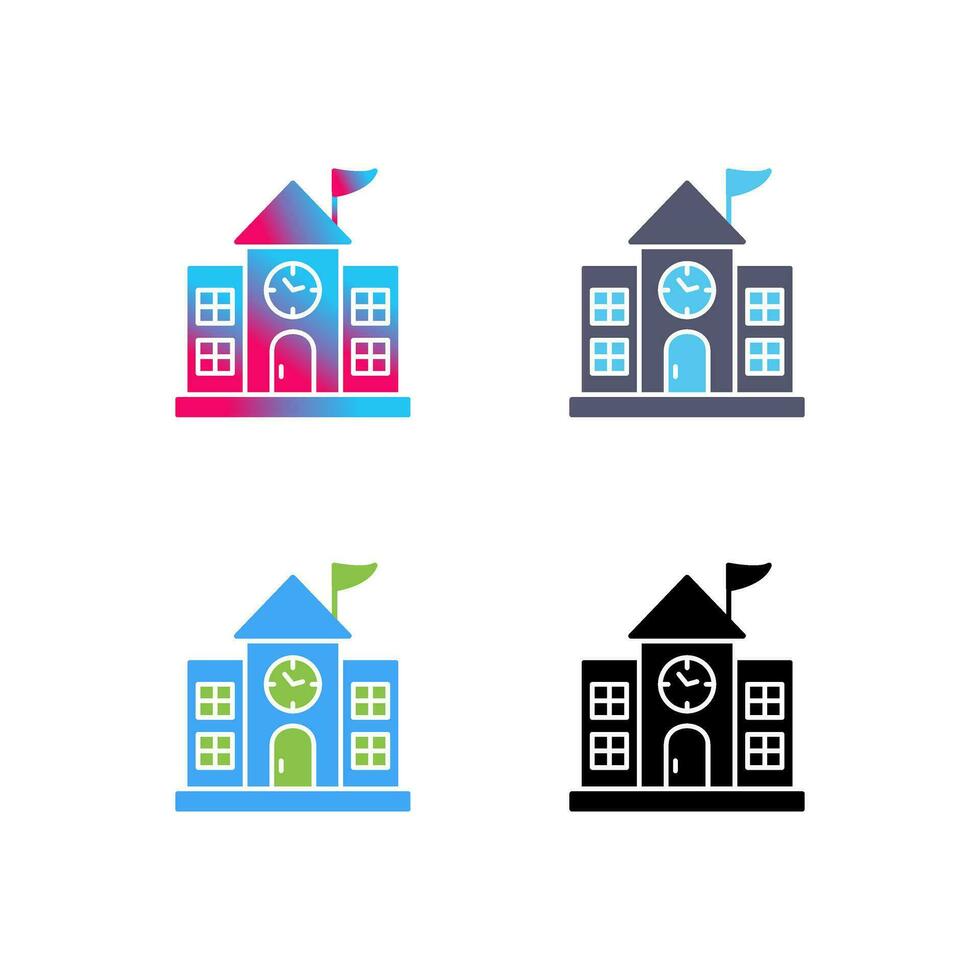 University Campus Vector Icon