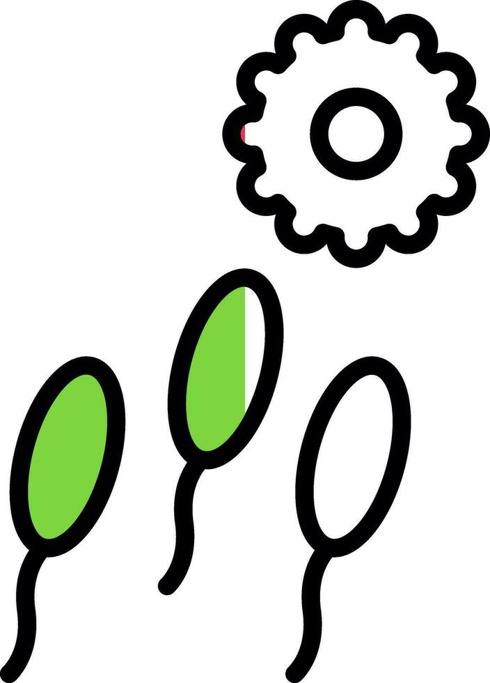 Sperm Vector Icon Design