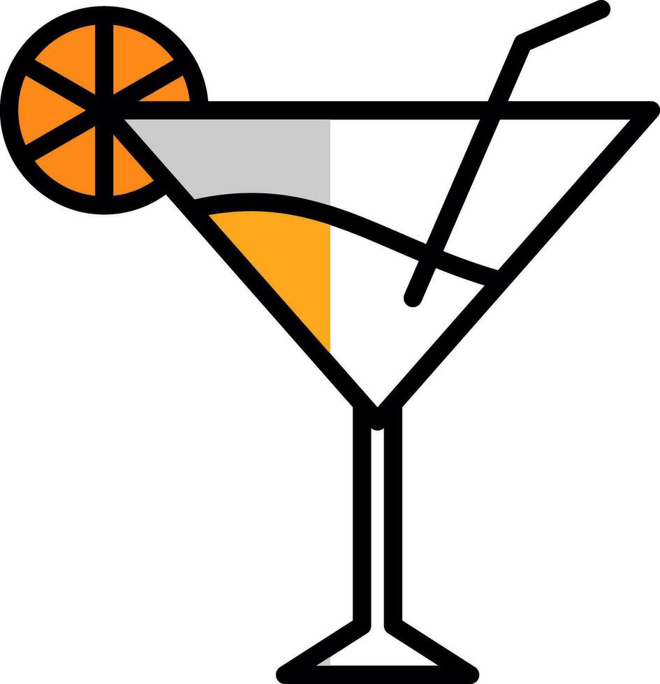 Martini Vector Icon Design