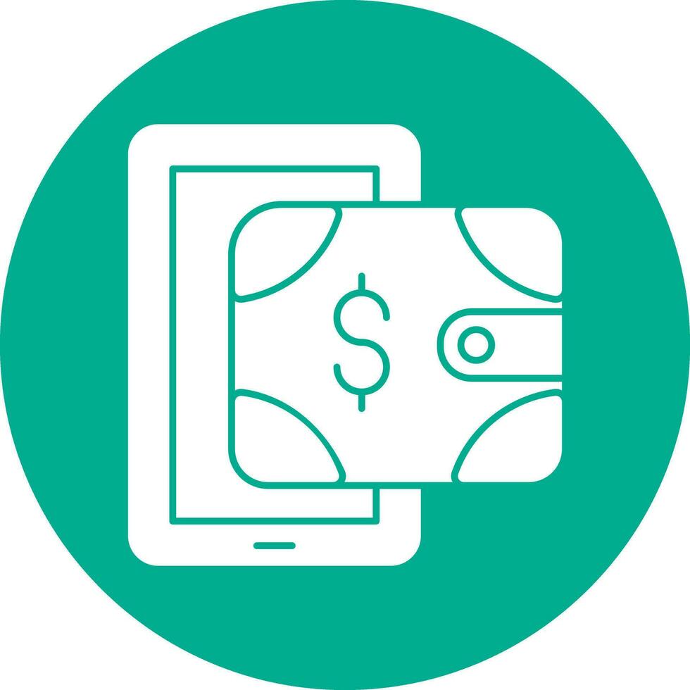 Digital wallet Vector Icon Design