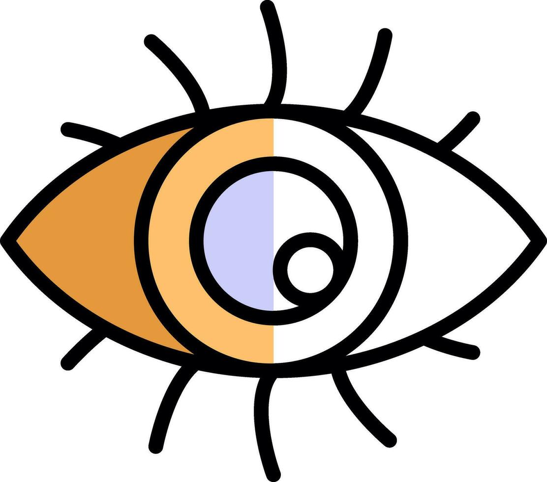 diseño de icono de vector de ojo