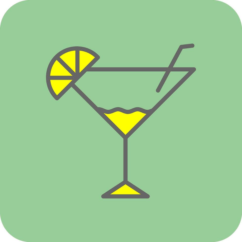 diseño de icono de vector de martini