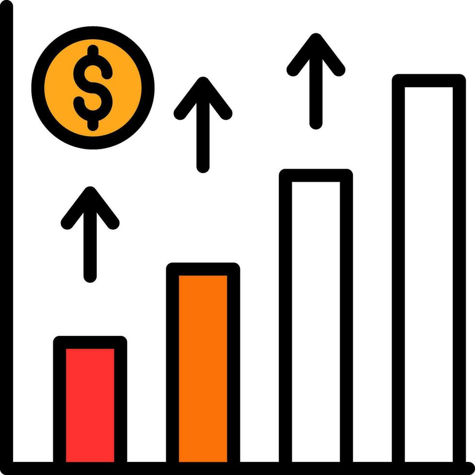 Gain Vector Icon Design