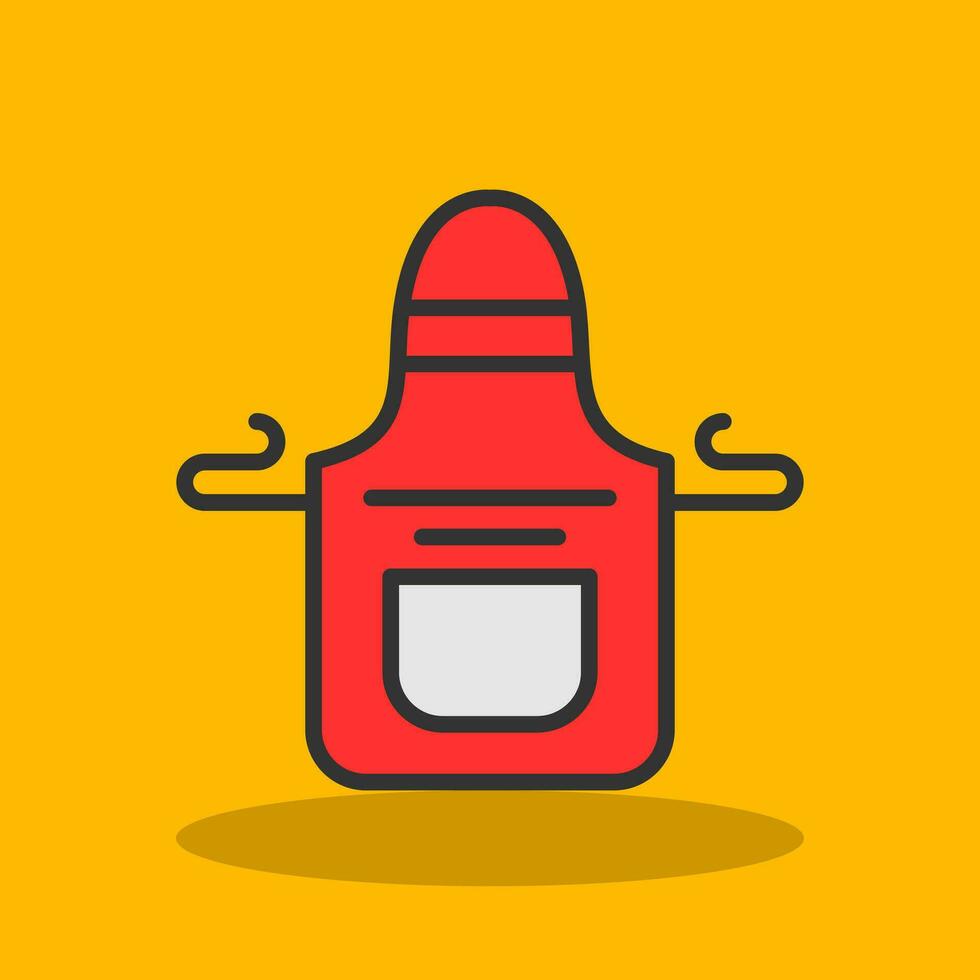 Apron Vector Icon Design