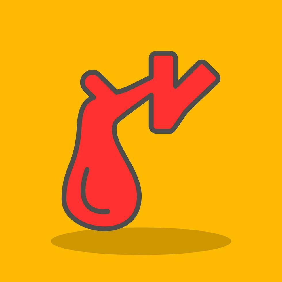 Gallbladder Vector Icon Design