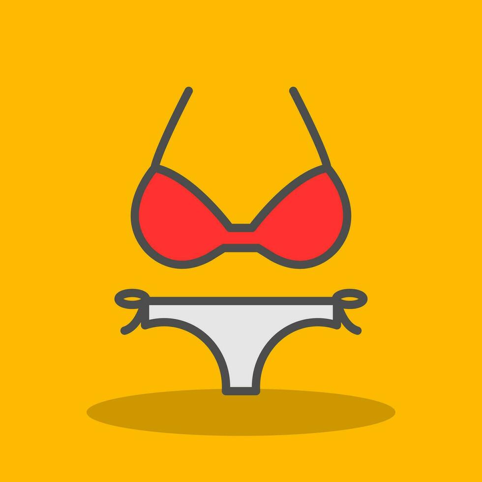 Bikini Vector Icon Design