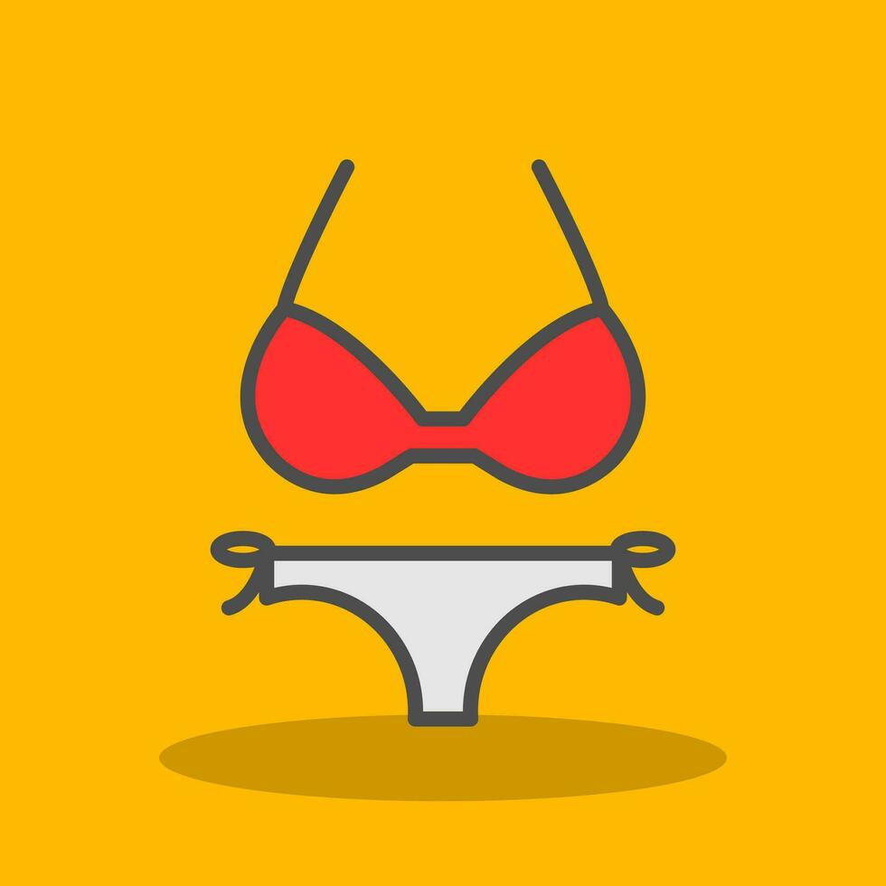 bikini vector icono diseño