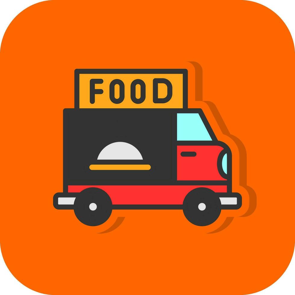 Food Delivery Vector Icon Design