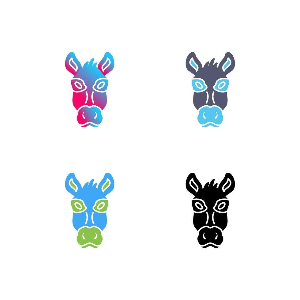 Donkey Vector Icon