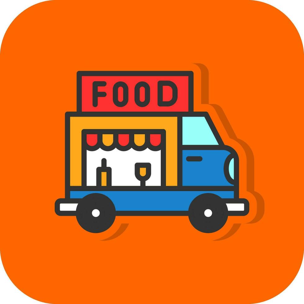 Food Truck Vector Icon Design