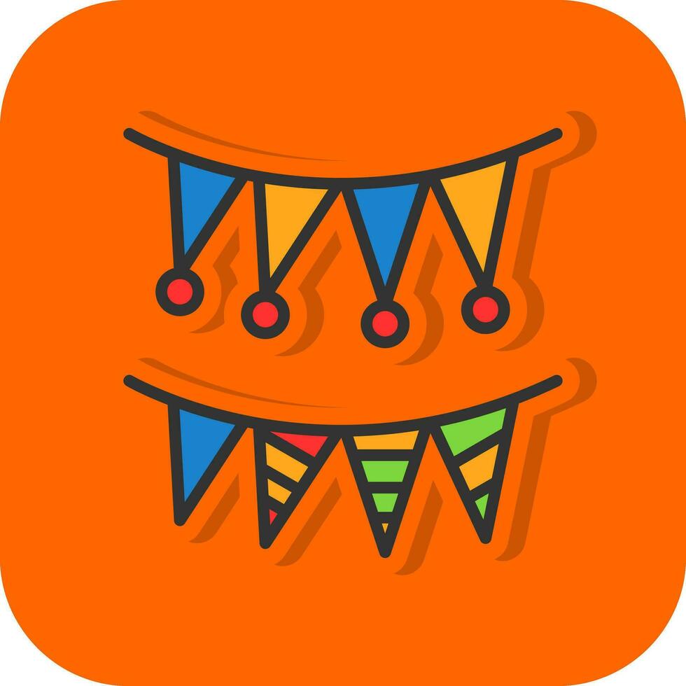 Garlands Vector Icon Design