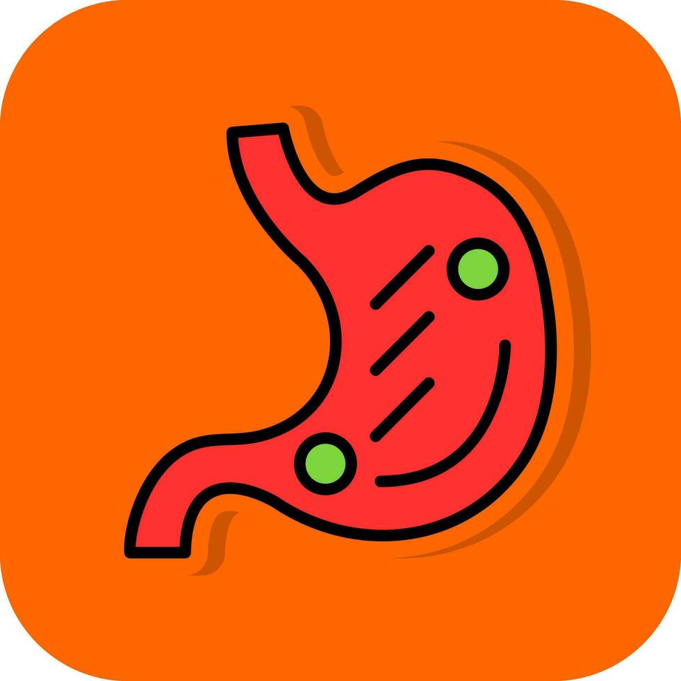 Stomach Vector Icon Design