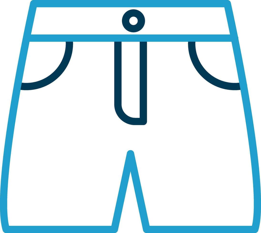 diseño de icono de vector de pantalones cortos