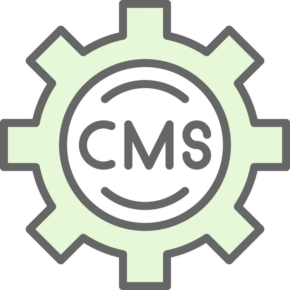 CMS Vector Icon Design