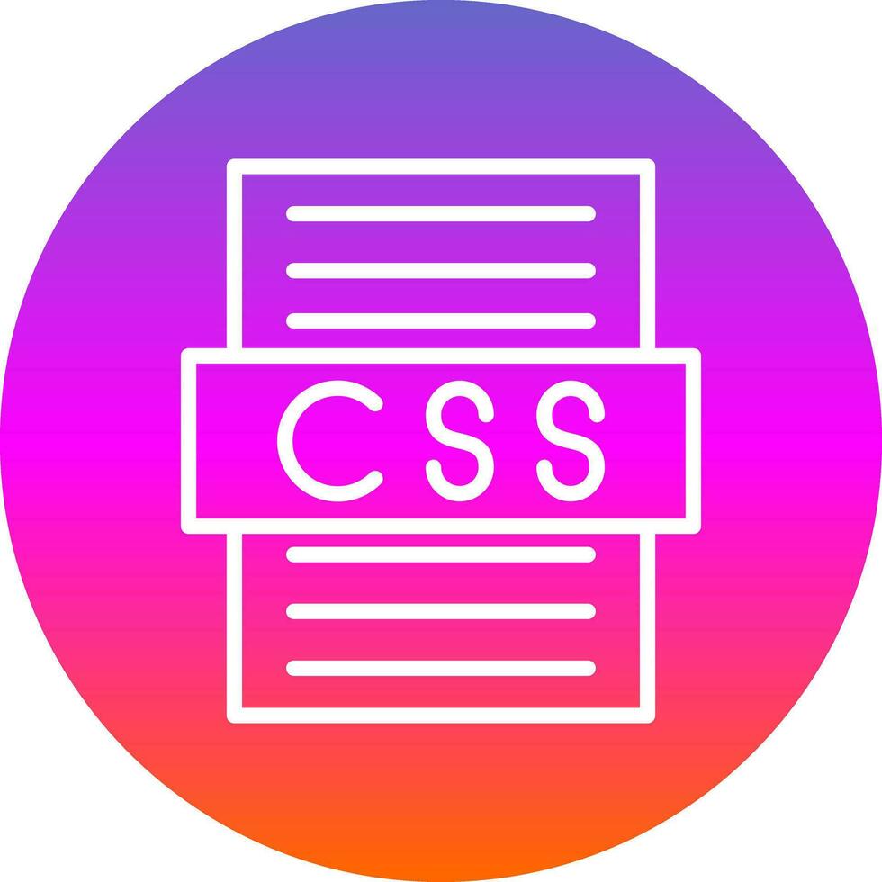 Css file Vector Icon Design