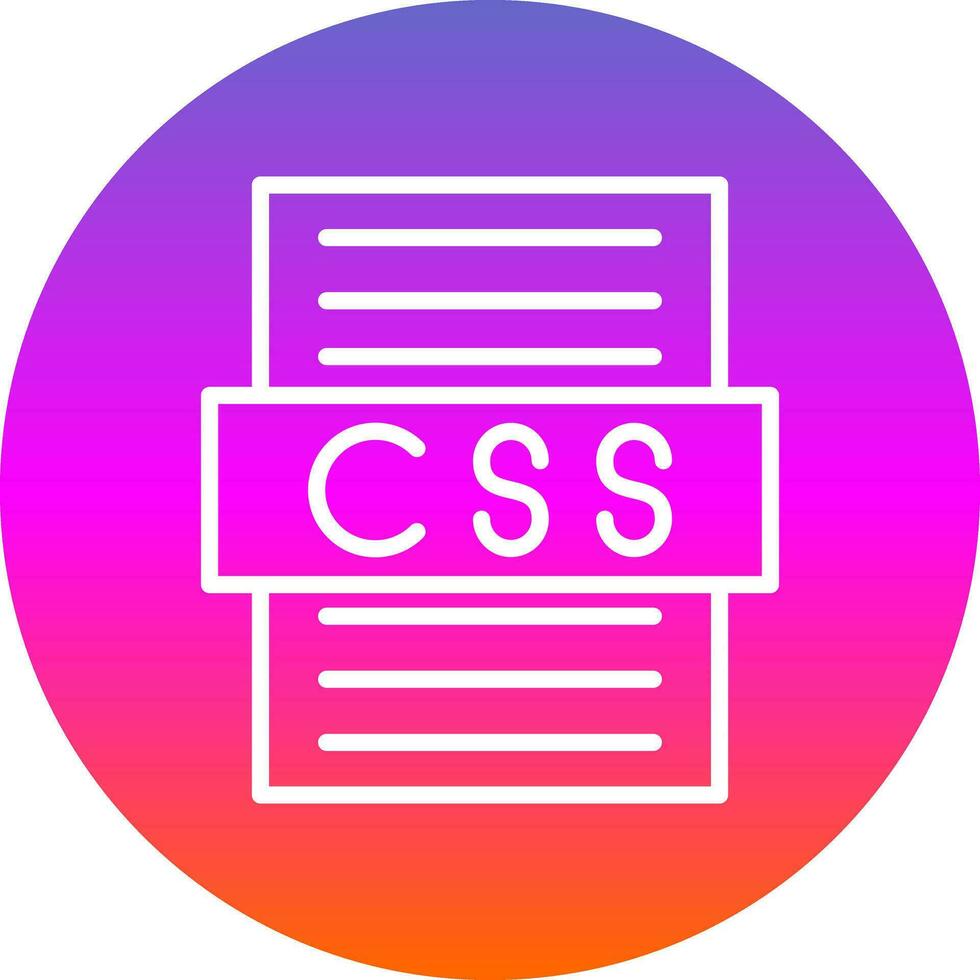 Css file Vector Icon Design