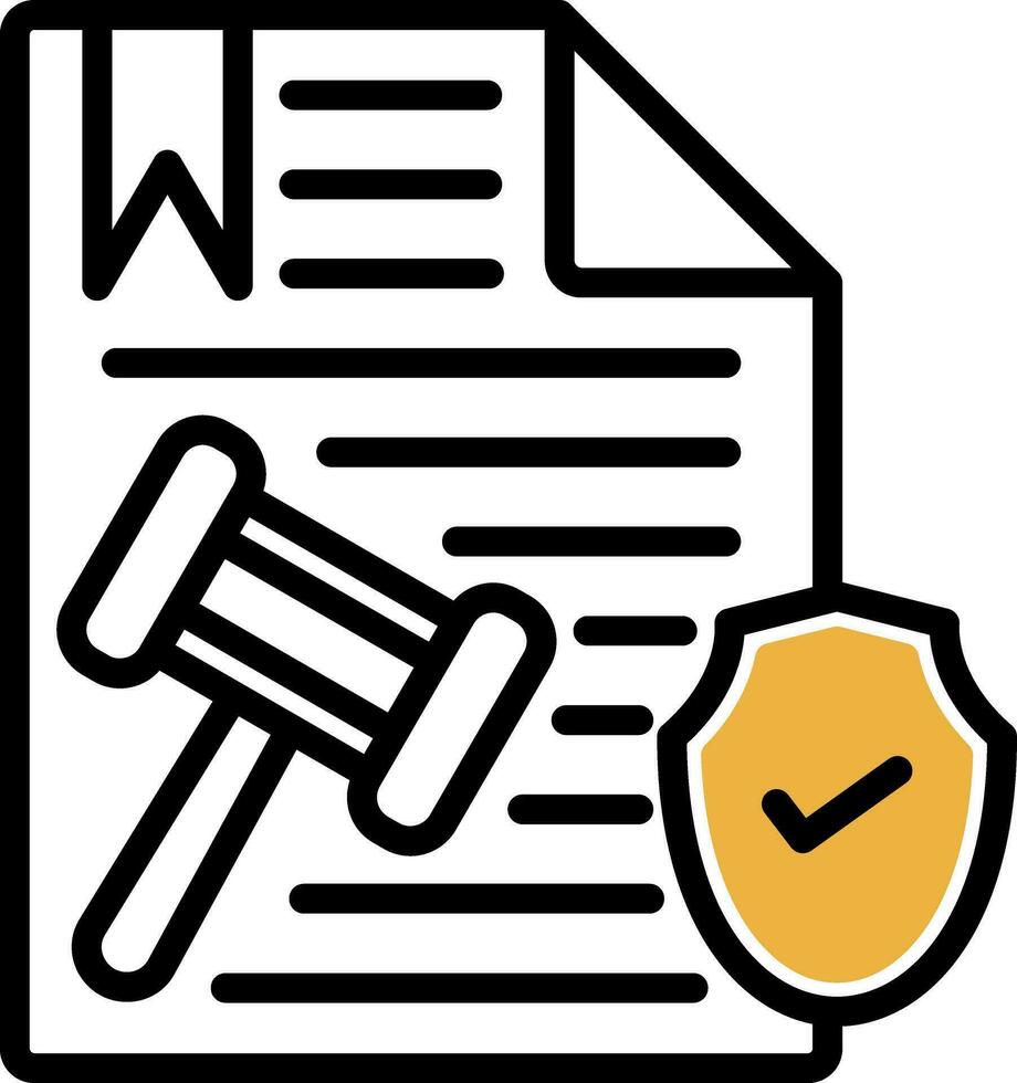 Legal document Vector Icon Design