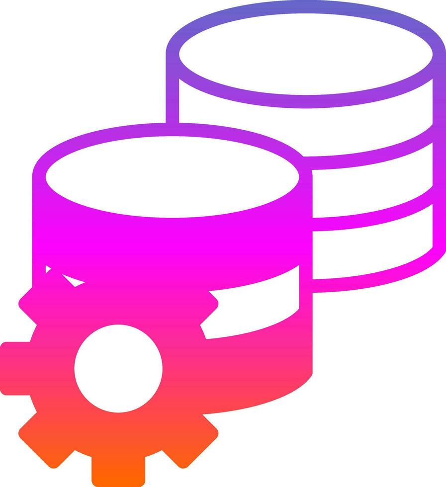 diseño de icono de vector de almacenamiento de datos