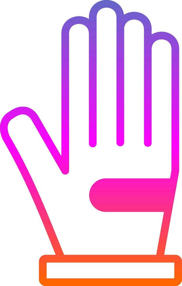 Glove Vector Icon Design