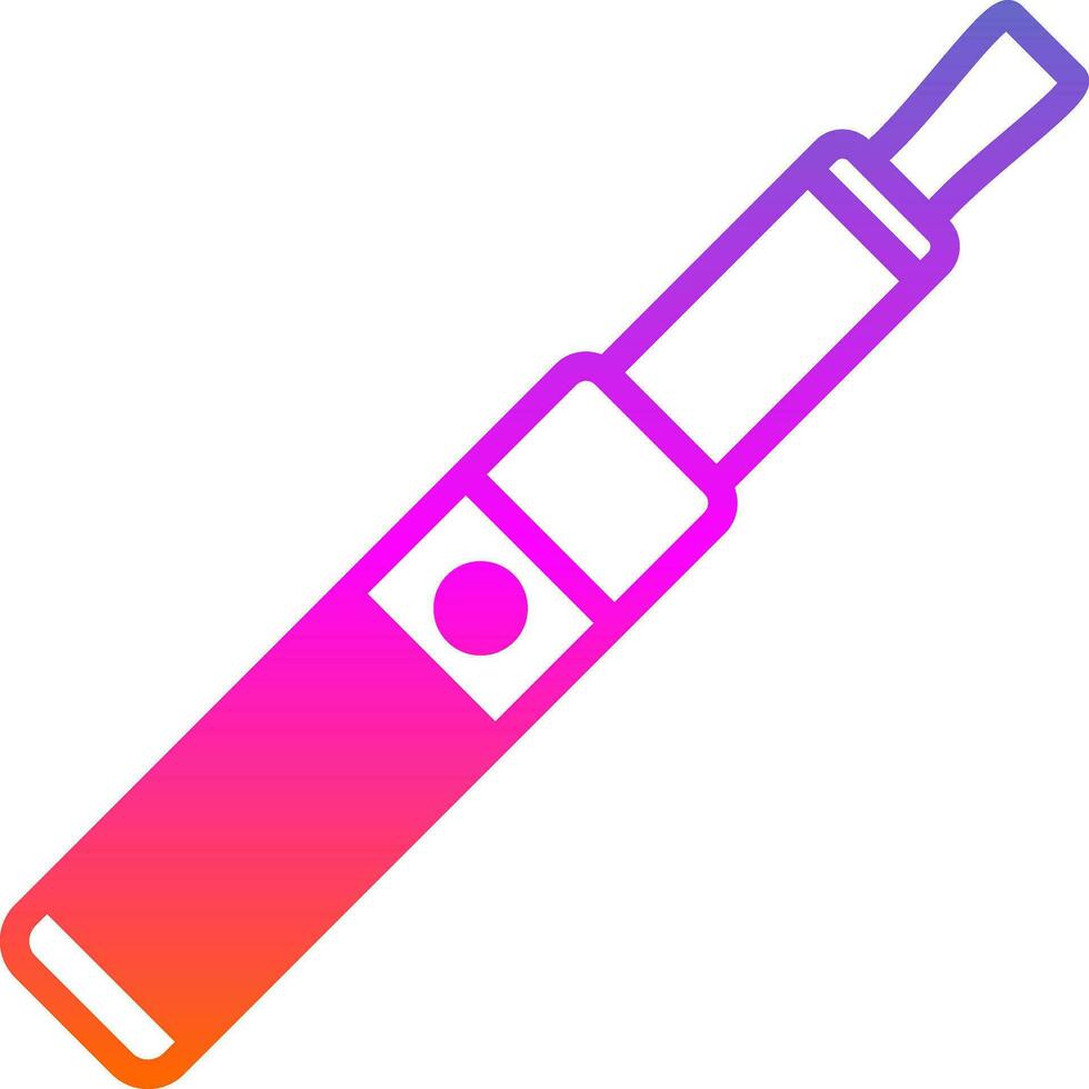 Electronic cigarette Vector Icon Design