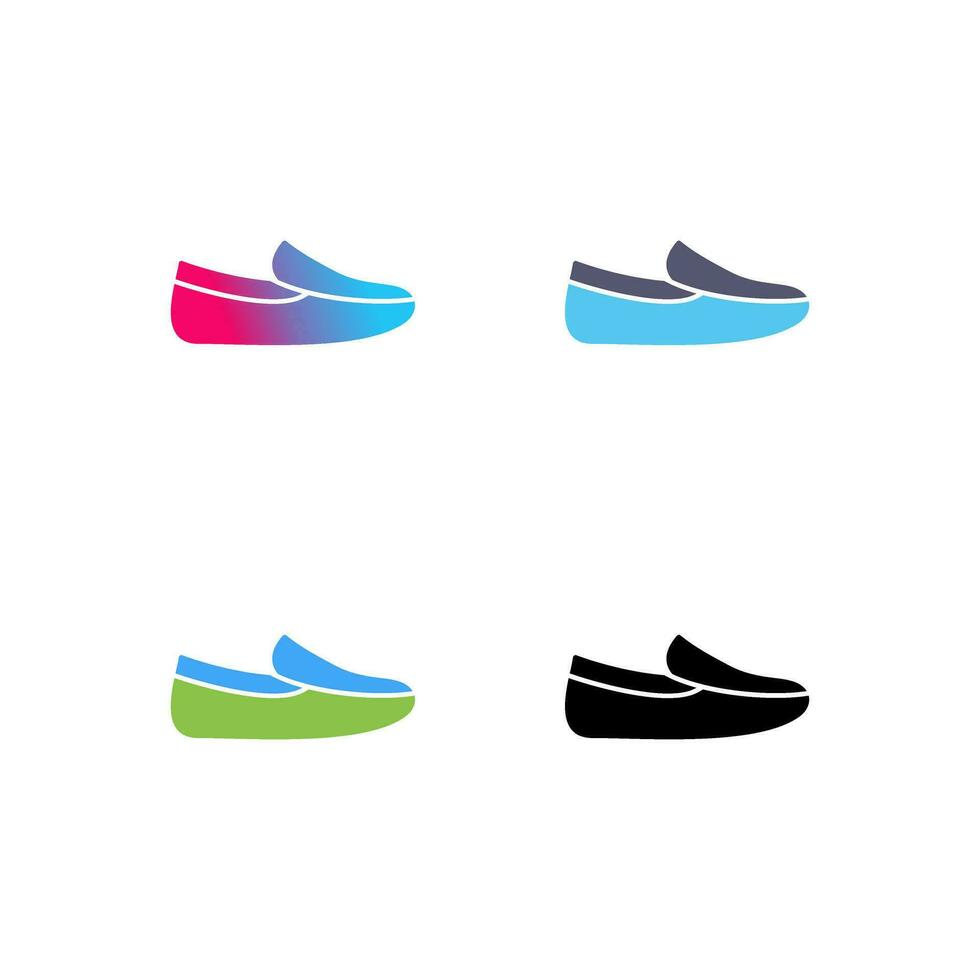 Men's Loafers Vector Icon